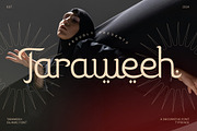 Taraweeh - Modern Islamic Typeface, a Script Font by Vadovastd (Thumbnail 1 of 7)