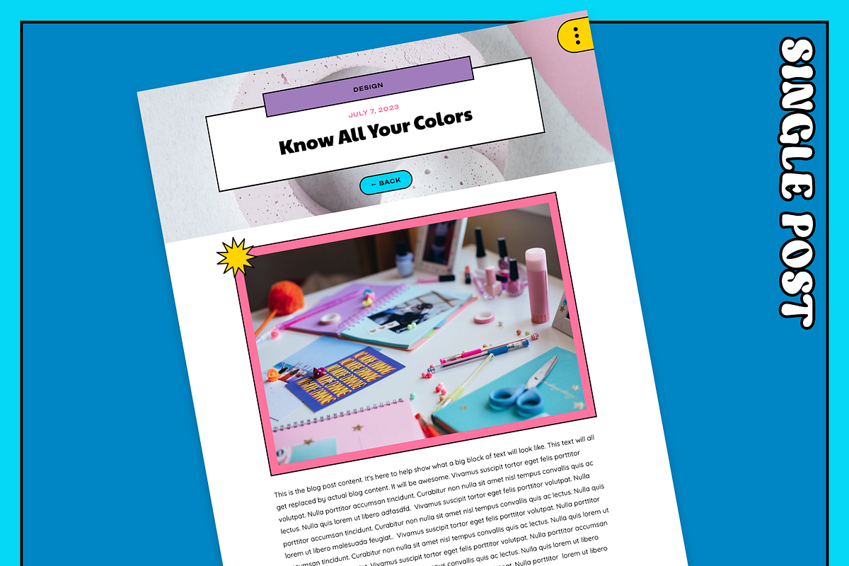 DoReMi Showit Website Template, a Websites & App Template by Flat Icons (Photo 5 of 10)
