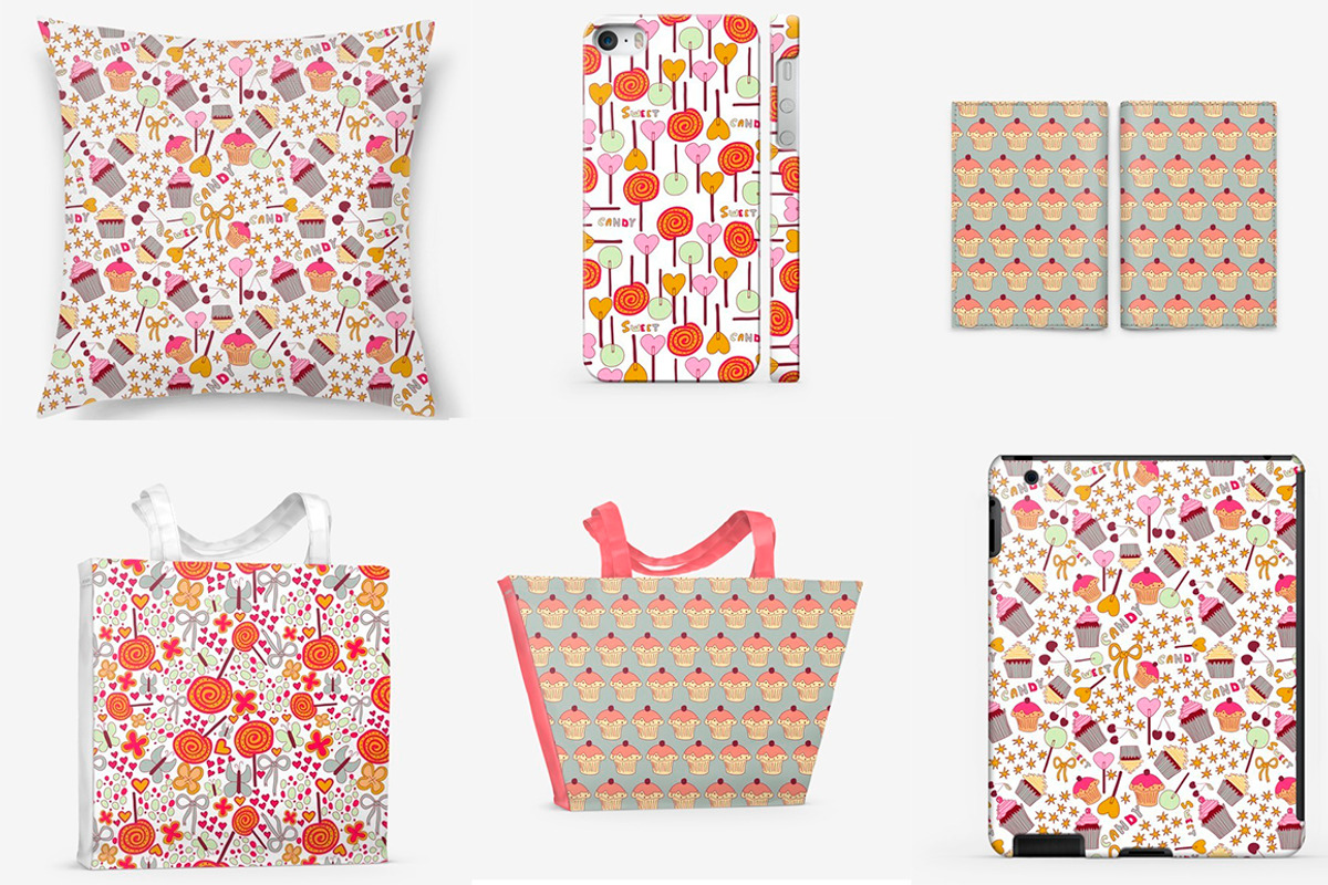 Sweet pattern collection, a Pattern Graphic by leffka (Photo 5 of 5)