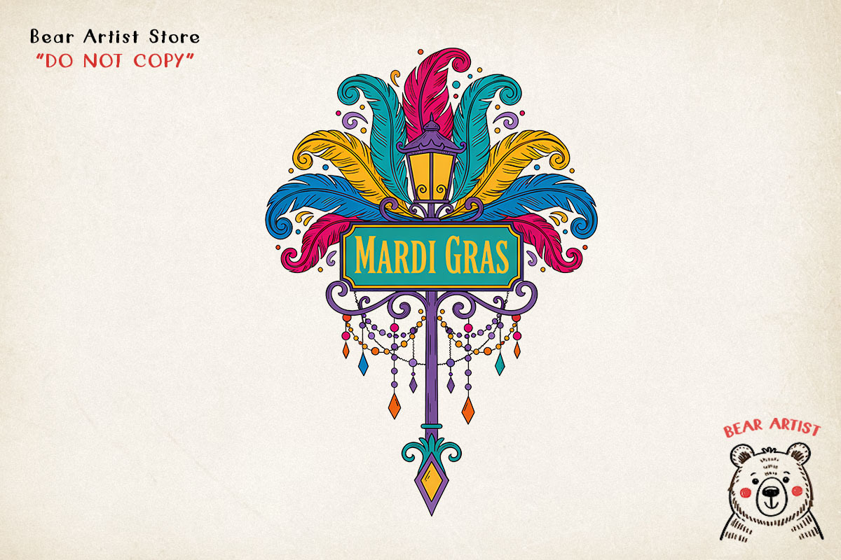 Mardi Gras Hand-drawn PNG Bundle, an Object Illustration by GlitterCraft (Photo 47 of 101)
