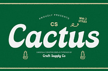 CS Cactus – Classic Font