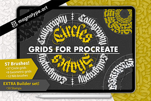 Calligraphy Shape Grids & Brushes