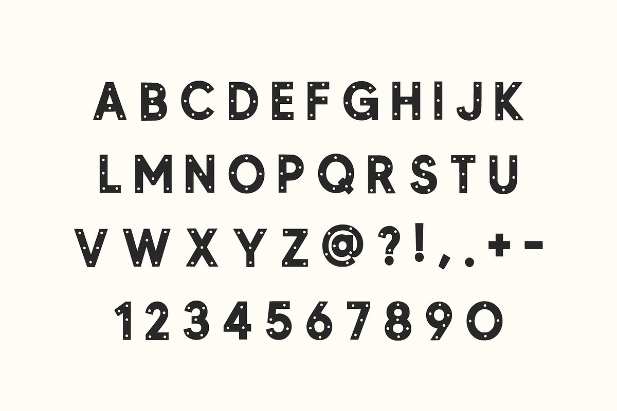 Cute Playful Display Typeface, a Sans Serif Font by Fourteen Letter (Photo 4 of 5)