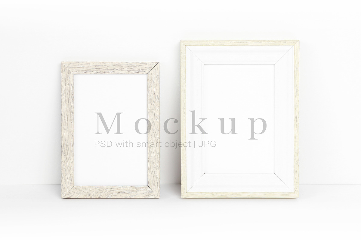 Two Photo Frames Mockup 2x3, a Print Template by PawMockups (Photo 1 of 8)