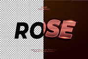 Text Effect Rose, a Layer Style Add-On by Navy Graphic (Thumbnail 2 of 2)