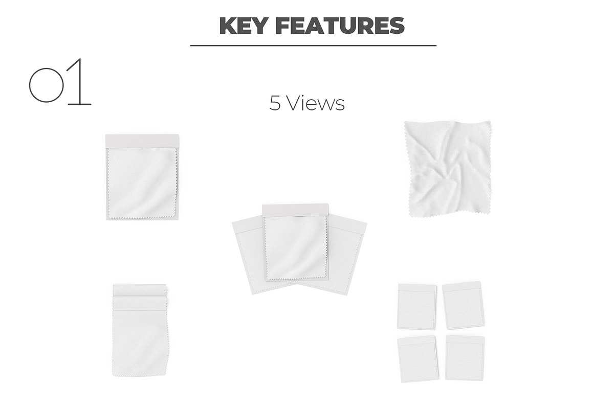Folded Fabric Swatches Mockups Set, a Product Mockup by Sheikhadesign (Photo 2 of 11)