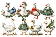 Christmas Silly Goose PNG Clipart, an Illustration by Designworld (Thumbnail 5 of 6)