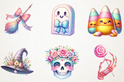 Pastel Halloween Sublimation, an Illustration by RobertsArt (Thumbnail 3 of 5)