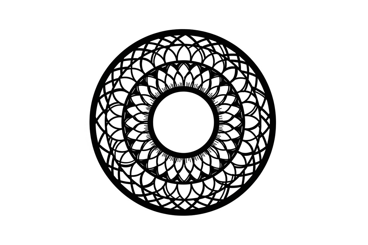 Floral Mandala Circle Frame Bundle, an Illustration by Gaye Art (Photo 51 of 51)