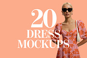 20 Fashion Dress Mockups, a Shirt Mockup by ARARA ✸ Creative Design (Thumbnail 1 of 5)