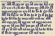 Coastline Classical Font, a Serif Font by 177Studio (Thumbnail 8 of 8)