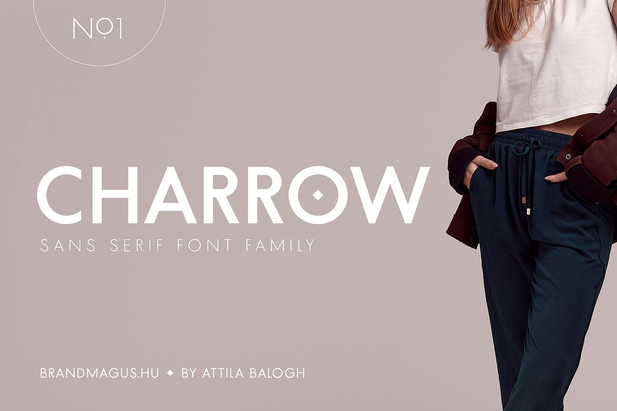 Charrow - Minimal sans serif, a Sans Serif Font by Brand Mágus (Photo 1 of 9)