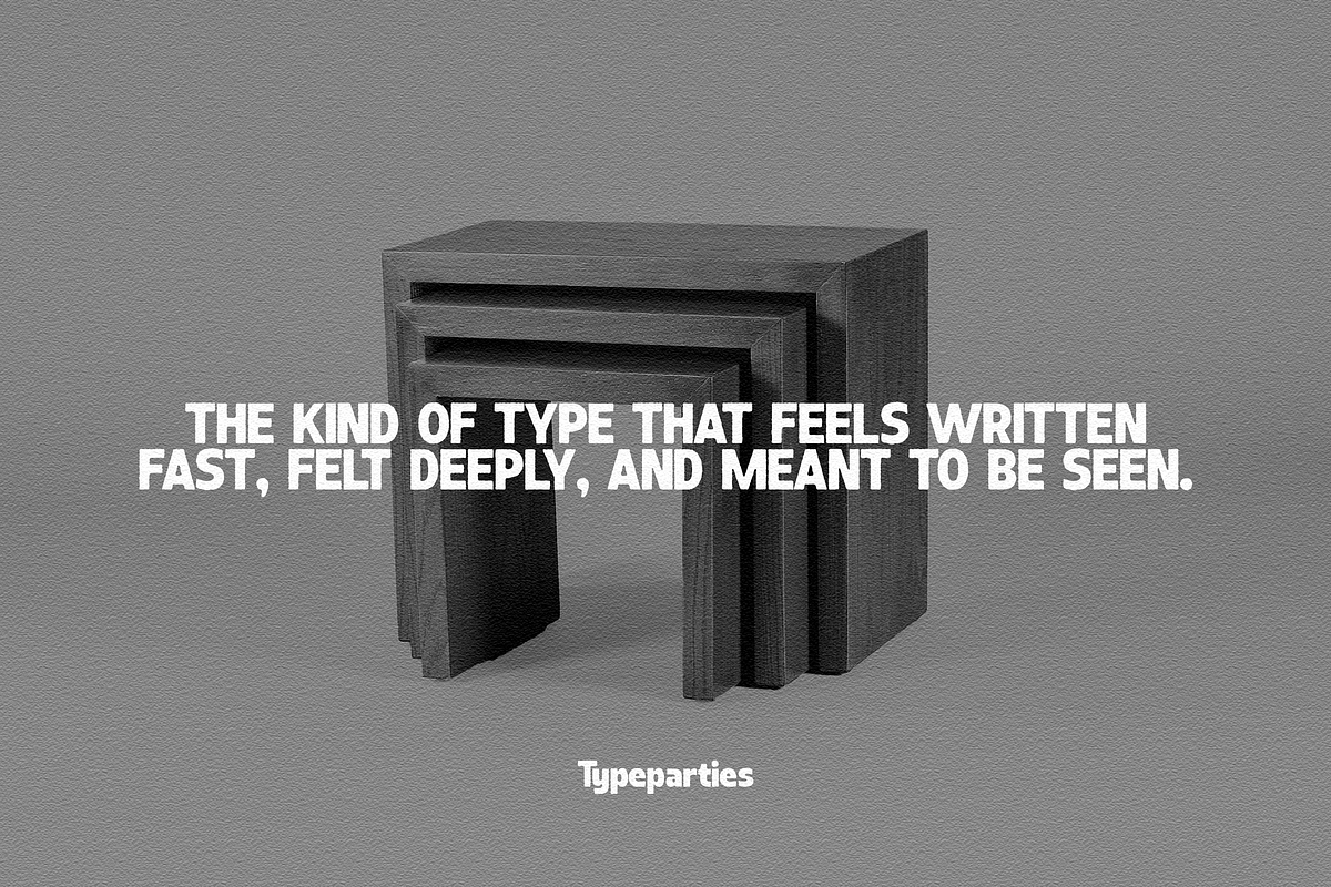 Casualte - Expressive Branding Font, a Sans Serif Font by Typeparties (Photo 4 of 10)