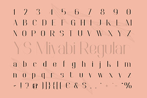 Miyabi Duo Font