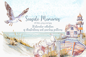Seaside Memories Watercolor Set