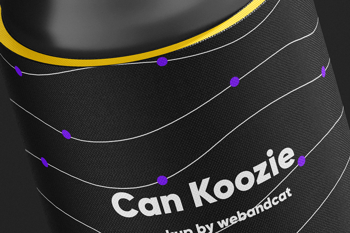 Can Cooler Mockup, a Cups & Container Mockup by WebAndCat (Photo 14 of 16)