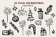 Whimsical Christmas Cocktails, a Food Illustration by Teresa Art Store (Thumbnail 9 of 9)