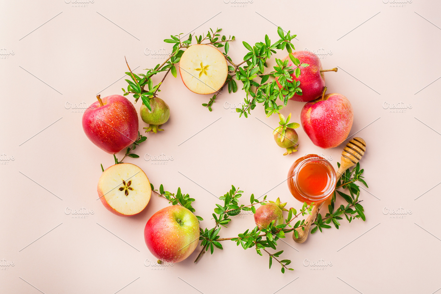 Rosh hashana jewish new year holida stock photo containing rosh and hashanah, a Food & Drink Photo by Antonina Vlasova