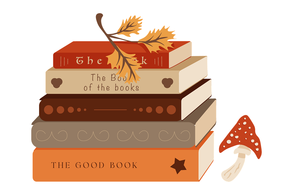 Cozy Autumn Books Vector Clipart Set, a Seasonal Illustration by uStickery (Photo 8 of 8)