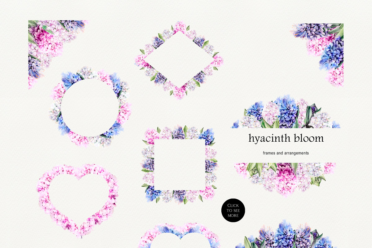 Romantic Hyacinths, an Illustration by Olga Koelsch (Photo 3 of 7)