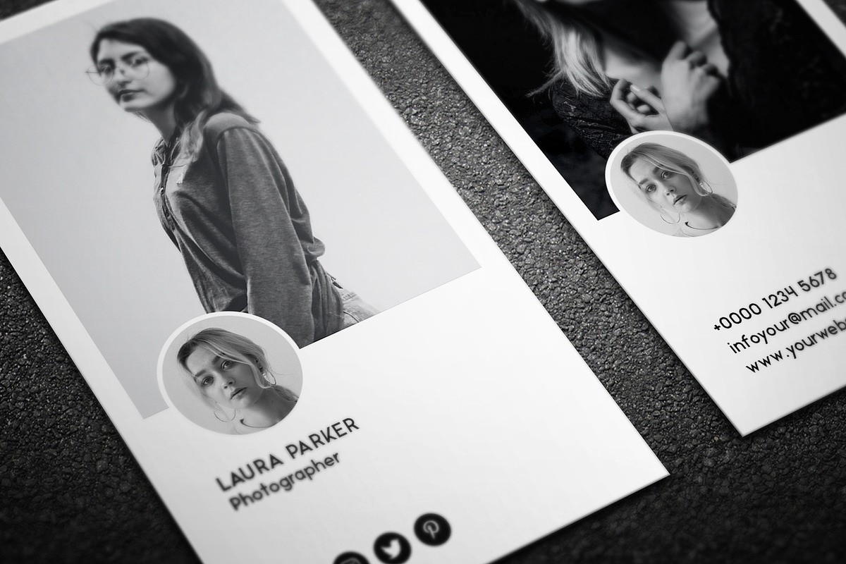 Photographer Business Card Template, a Business Card Template by Saman Osama (Photo 4 of 6)