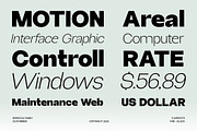 Borscha Typeface, a Sans Serif Font by Glyphminds Studios (Thumbnail 10 of 10)