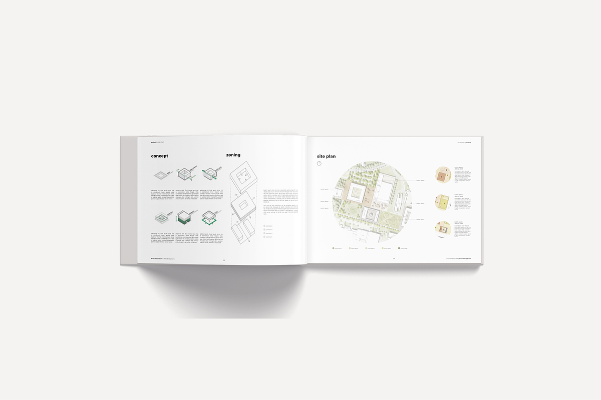 Professional A3 Portfolio Template, a Brochure Template by yesitisprintable (Photo 5 of 10)