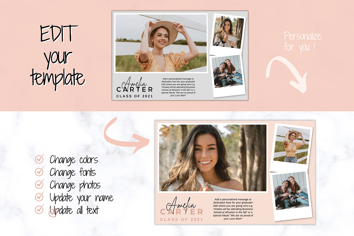 Yearbook Ad Template - Graduate, a Magazine Template by Templatables (Photo 3 of 7)