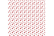 Red Stars on White Seamless Repeat, a Pattern Graphic by Sharon Schwalbe (Thumbnail 5 of 6)