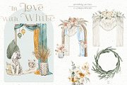 White Wedding Animals & Flowers, an Animal Illustration by Cat In Colour (Thumbnail 5 of 12)