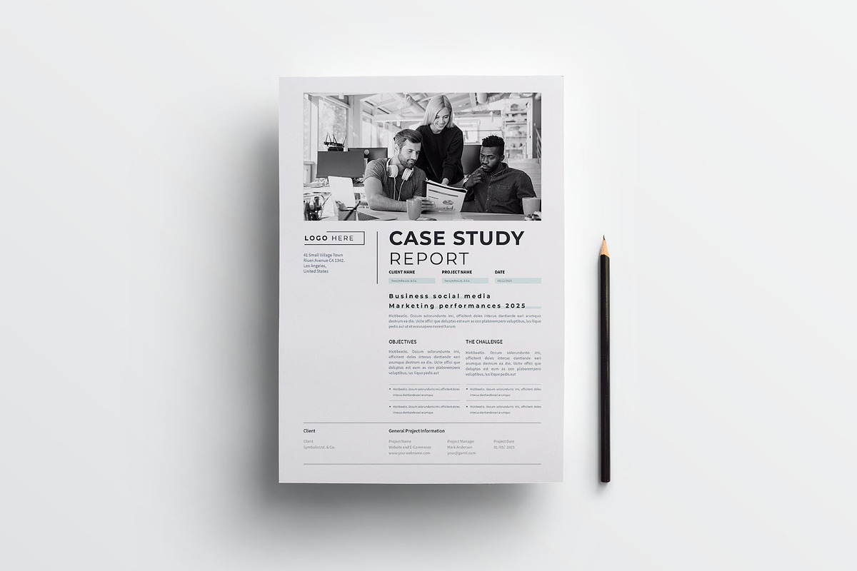 Case Study Report | Word & Indesign, a Flyer Template by obayes (Photo 2 of 4)
