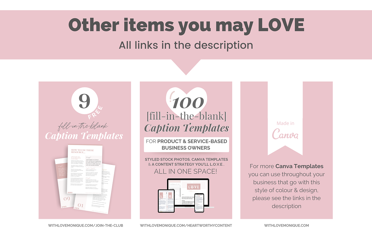 30 Instagram Story Lead Magnet Promo, a Social Media Template by With Love Monique (Photo 9 of 9)
