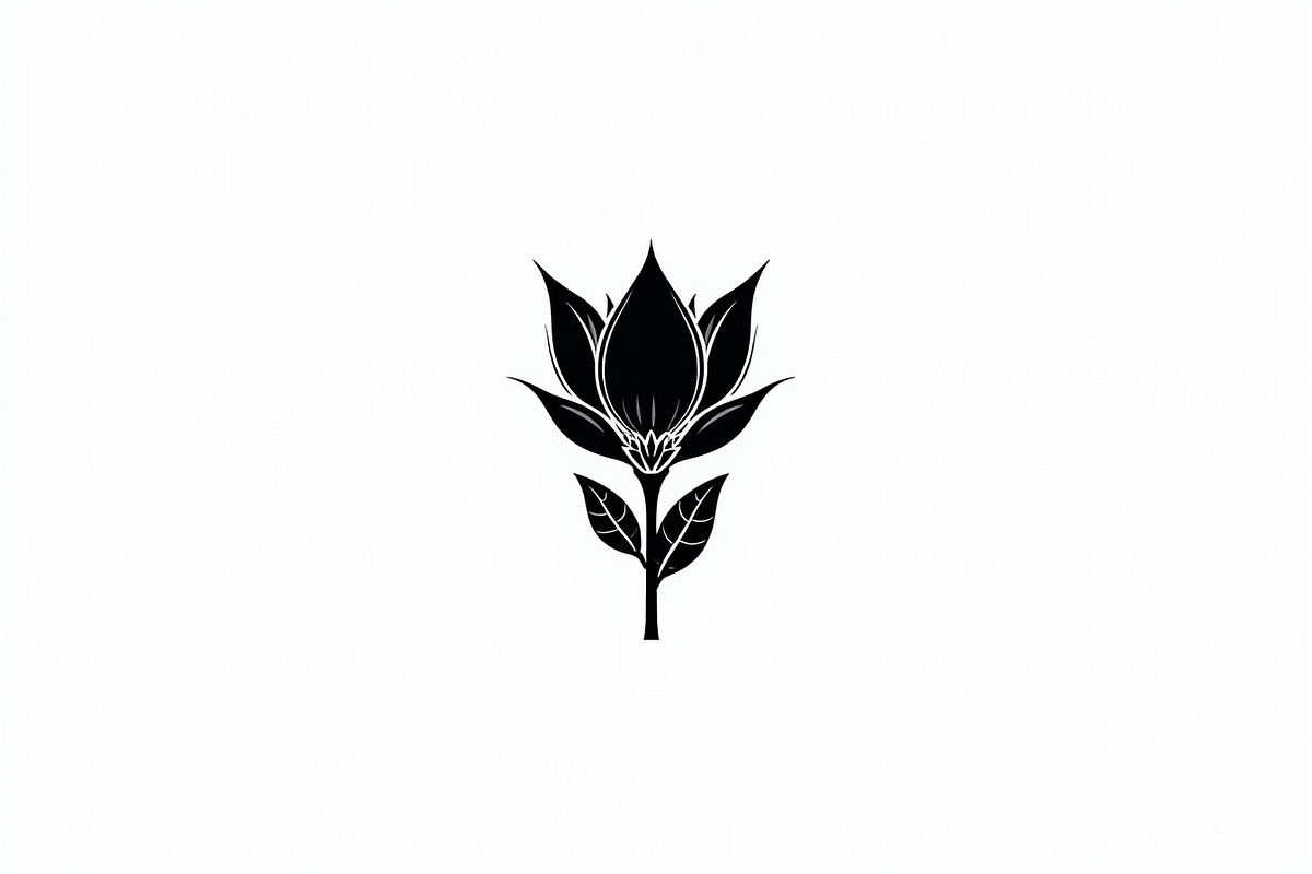 Black Floral Silhouette Set, an Illustration by balal (Photo 21 of 21)