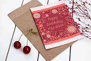 Birthday cards collection, a Card Template by Anastasia Koba (Thumbnail 3 of 11)