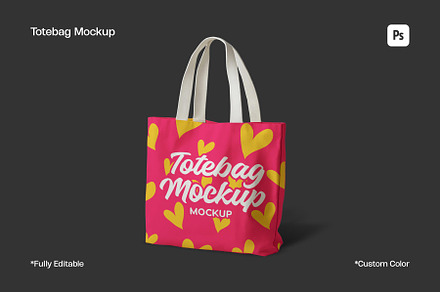 Totebag Mockup, a Merchandise Mockup by sweetmaroon.studio
