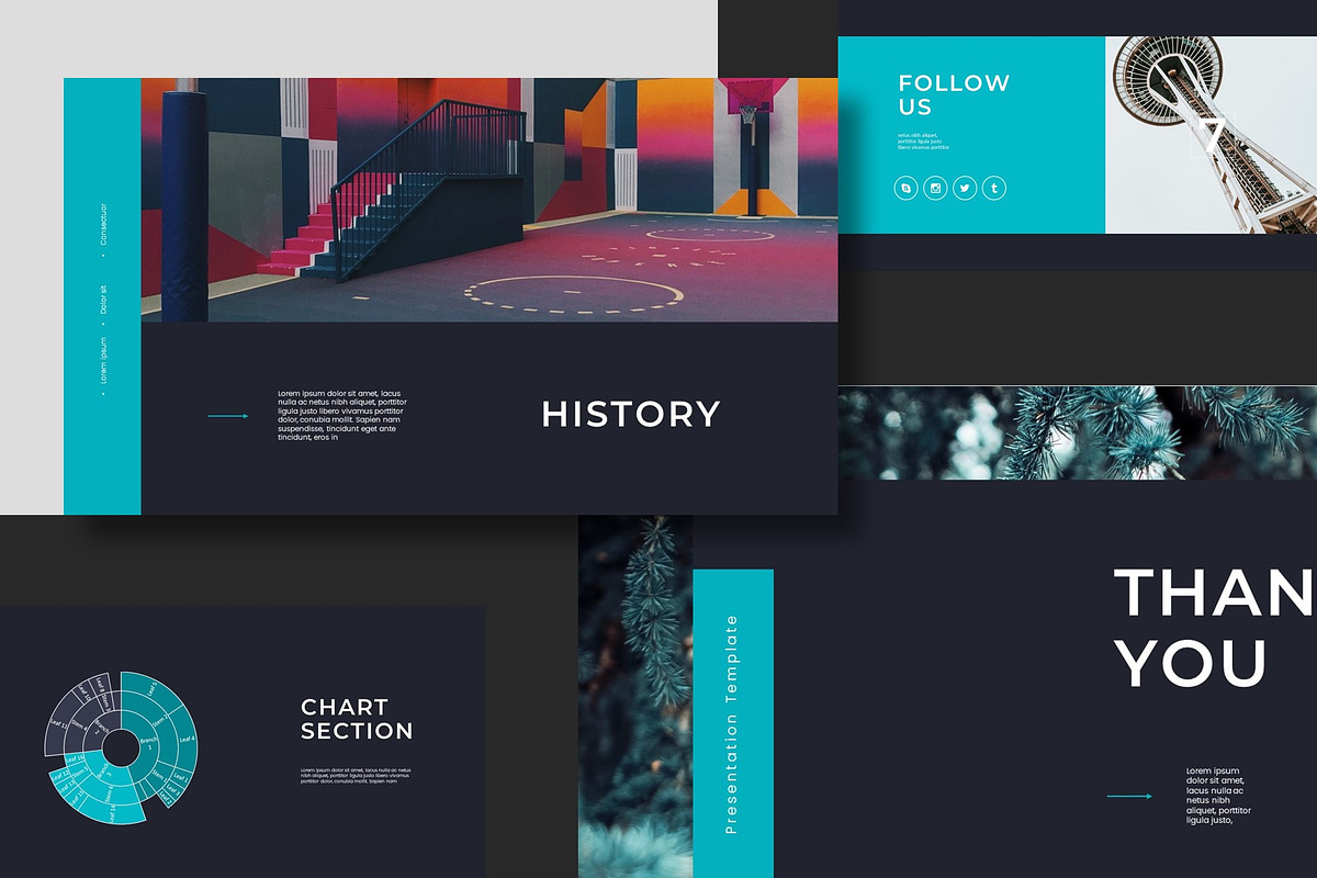 Evelyn Presentation Template, a Presentation Template by GridlineType (Photo 8 of 9)