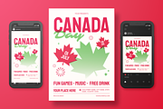 Canada Day Flyer Set, a Flyer Template by Annora Studio (Thumbnail 3 of 6)
