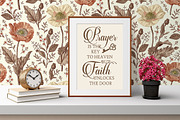 Seamless Set Flowers Poppy Poppies, a Pattern Graphic by Vintage (Thumbnail 9 of 11)
