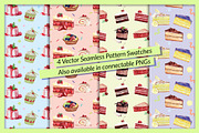 Watercolor Cakes - Cake My Day!, an Illustration by clairedelune (Thumbnail 4 of 6)