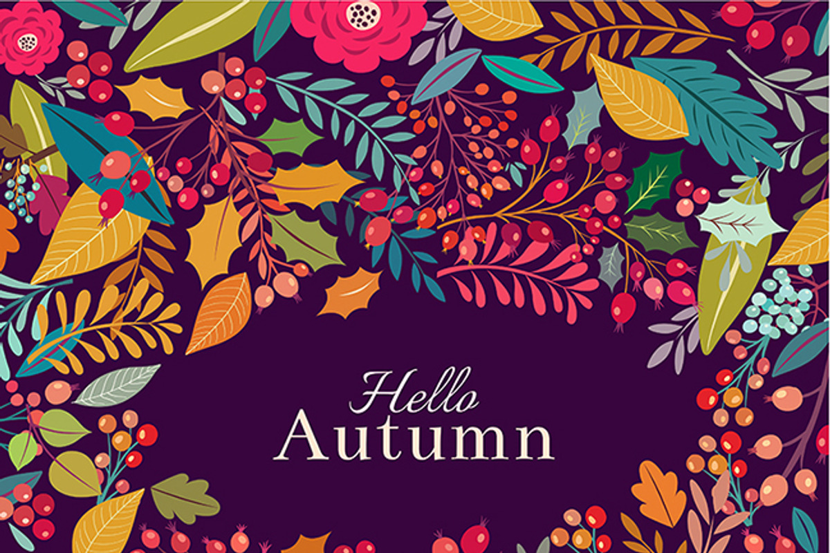 Autumn bloom, a Decorative Illustration by MoleskoStudio (Photo 9 of 14)