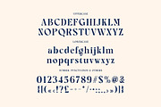 Milton Vaurgha Retro Serif, a Serif Font by Cruzine (Thumbnail 5 of 8)