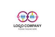 20 Logo Connecting Templates Bundle, a Branding & Logo Template by Friendesigns (Thumbnail 10 of 21)