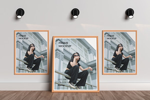 Photo Frame Mockup, a Print Template by safrizalstudio