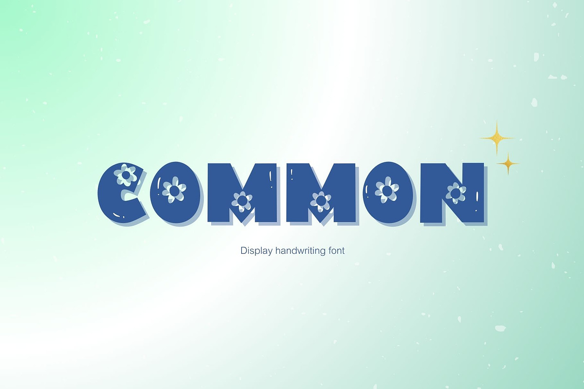 Common font, a Handwritten Font by JJuta (Photo 1 of 6)