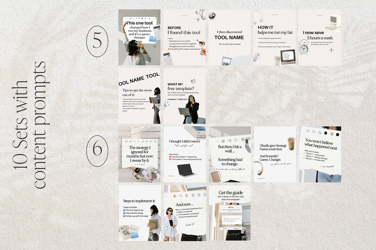 Storytelling Instagram Carousels, a Templates & Theme by Tabitha Emma (Photo 4 of 10)