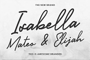 Boulason Rackem Casual Monoline Sign, a Script Font by Maulana Creative (Thumbnail 2 of 7)