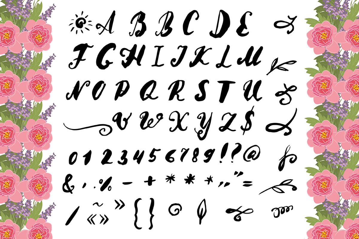 №71 Vector font