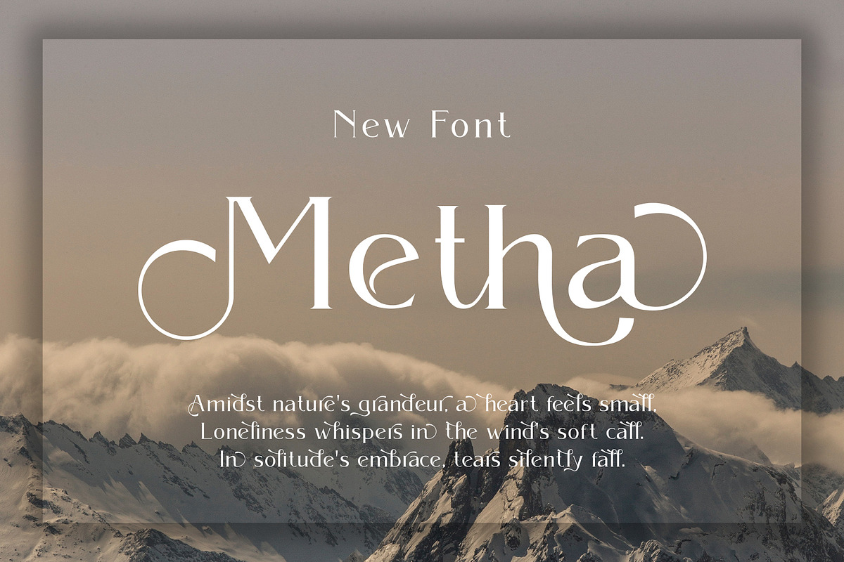 Areath - Elegant Serif Font, a Serif Font by BOOSH Studio (Photo 2 of 11)