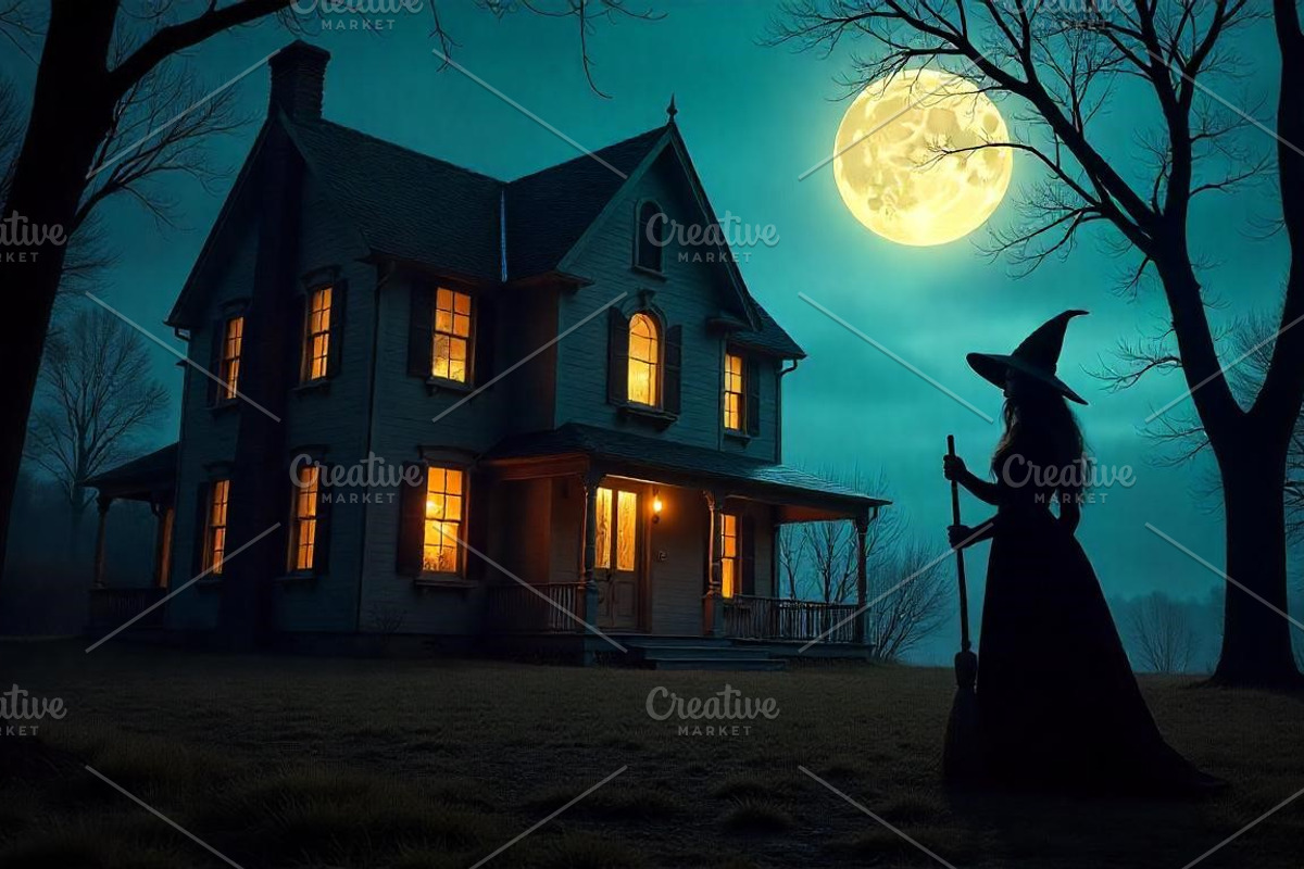 Witch's Haunted House | Stock Photo, a Holiday Photo by Aura Canyon HQ (Photo 1 of 6)