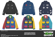 Work Shirt - Mockup, a Shirt Mockup by DaldSgh (Thumbnail 1 of 11)